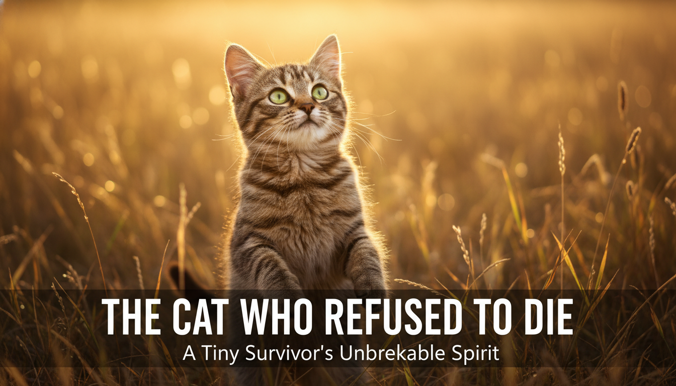 Resilient Cat: The Tiny Survivor Who Chose to Live