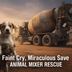 Animal Mixer Rescue: A Faint Cry Led to a Miraculous Save
