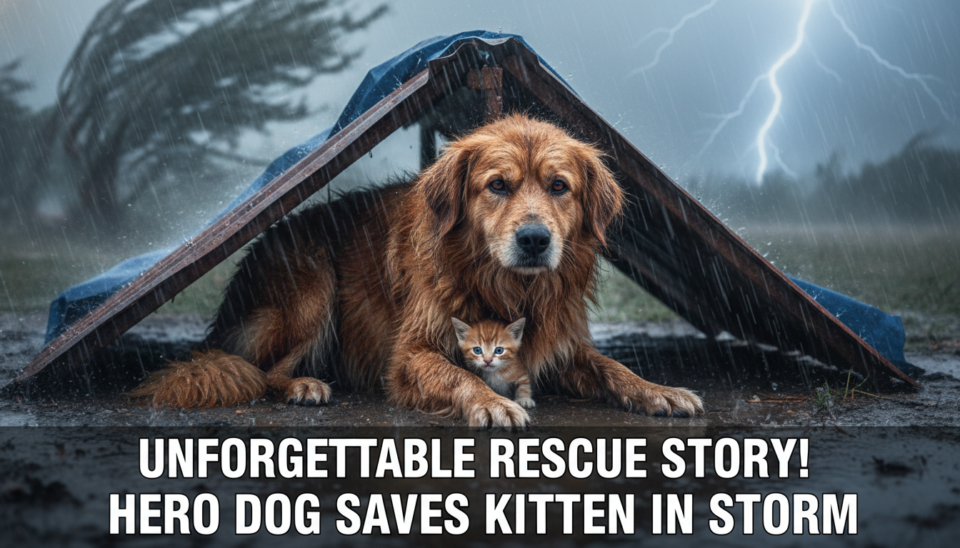 Dog Kitten Rescue: Unforgettable Hurricane Heroics